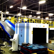 為落實寄遞安全“三項制度”，浙江菜鳥物流采購創藝龍安檢設備安裝完畢。